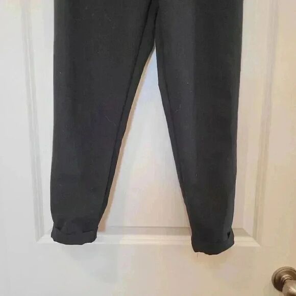 H&M Girl's Black Poly/Spandex Elastic Waistband Pants w Tie - Picture 4 of 9